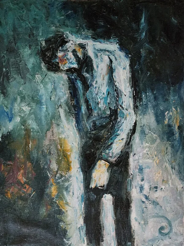 Sad painting hotsell