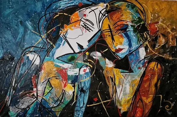 Kelam (Telling Tales) oil painting