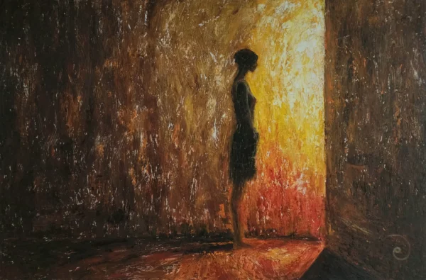 untitled oil painting by manu